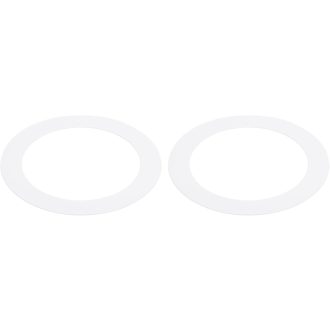   PATIKIL Inel decorativ alb pentru plafonieră, 2 buc, inel cadru spot încastrat