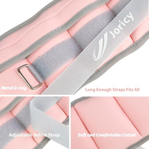 JORICY Állítható Súlyzott Csuklósúly és Lábsúly Edzéshez 1-10 kg Pár