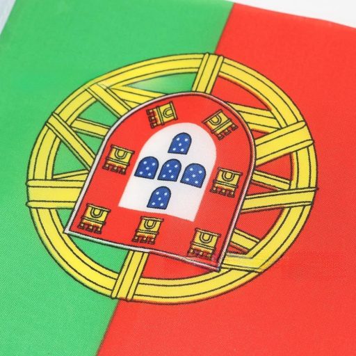 HPMAISON 50 db Portugál Zászló Kézi Zászlók Ünnepségekhez Dekorációhoz 14x21 cm