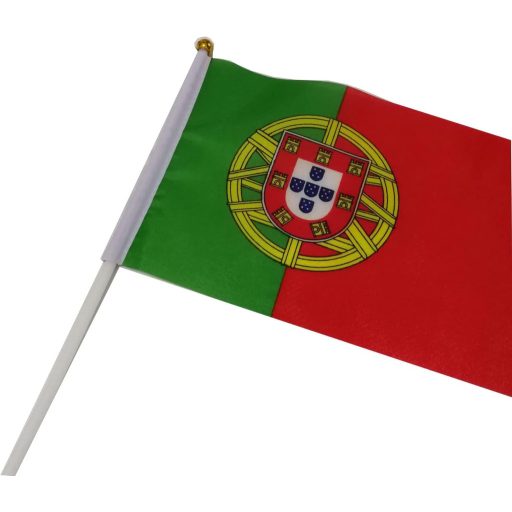 HPMAISON 50 bucăți Steaguri Portugalia de Mână, Stegulețe pentru Festivități, Decor, 14x21 cm