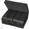 Lifewit Fotótárolódoboz 10,1x15,2cm 18 rekesszel Fekete - 1, Black