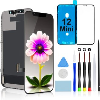   Brinonac súprava na výmenu displeja pre iPhone 12 Mini, 5,4" LCD dotyková obrazovka s montážnou sadou