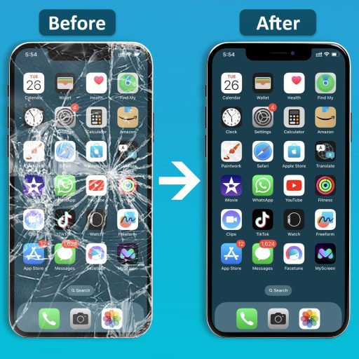 Brinonac súprava na výmenu displeja pre iPhone 12 Mini, 5,4" LCD dotyková obrazovka s montážnou sadou