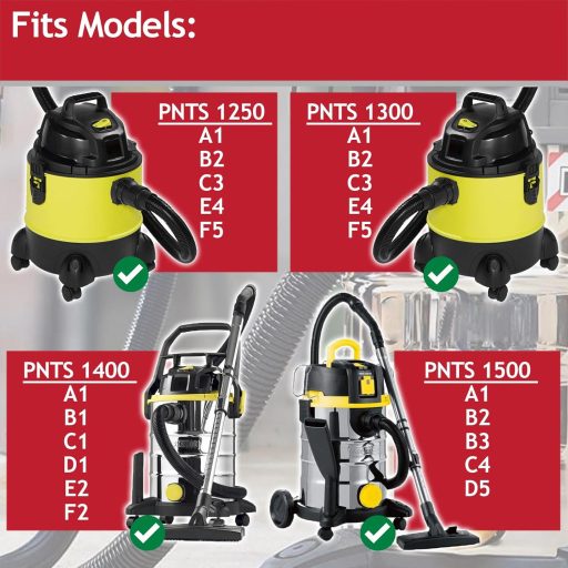 Spares2go Nedves-száraz szűrő Lidl Parkside PNTS 1250 1300 1400 1500 porszívóhoz