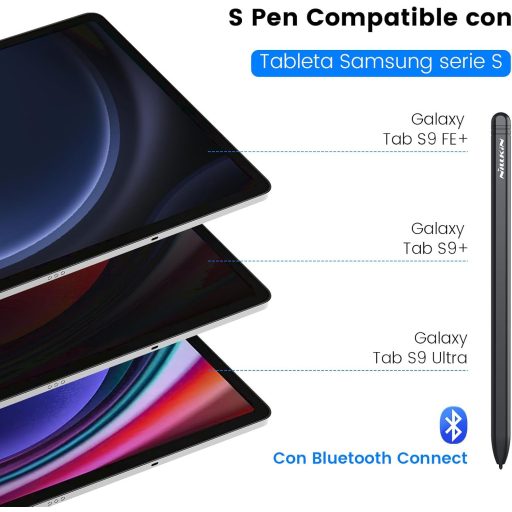 Nillkin EMR Creion Digital cu Funcție de Radieră - 4096 Niveluri de Sensibilitate la Presiune - Pentru Tablete Samsung Galaxy Tab S9+ S9 Ultra S8 Plus S7 S6 -