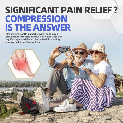 Lexniush Ortopédikus Bokaszorító Pár Nőknek és Férfiaknak M-es Méret Bézs