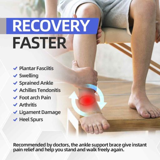 Lexniush Ortopédikus Bokaszorító Pár Nőknek és Férfiaknak M-es Méret Bézs