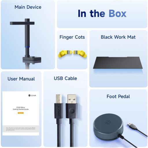 CZUR Shine Ultra Pro 24MP hordozható dokumentumkamera A3 könyvszkenner OCR funkcióval