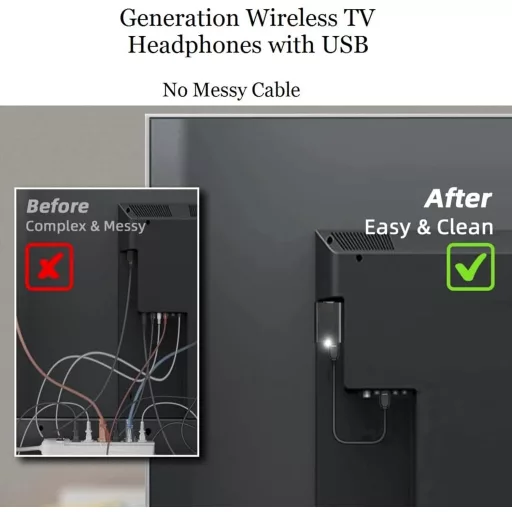 Bezdrôtové Bluetooth slúchadlá RETRADEKING pre TV, telefón a PC, ľahké HiFi stereo, hlboké basy, čierne
