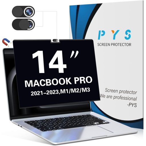 PYS iPhone 14 Képernyővédő Fólia 3H Anti-Glare Ragasztós