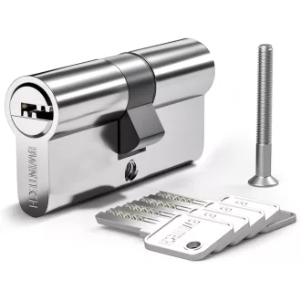   Bwintech Cilindru Euro 30/30 mm, 60 mm cu cheie, rezistent la găurire și picking