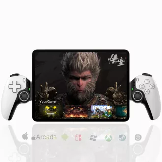   Megadream Wireless Gamepad iPhone iPad Android Tablet Switch PS4 PC Fehér