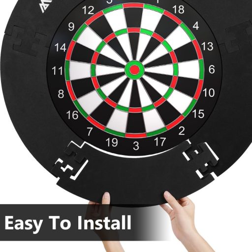 Flintronic Dartboard Védőgyűrű 45cm-es Darts Táblához, 72cm Teljes Átmérő