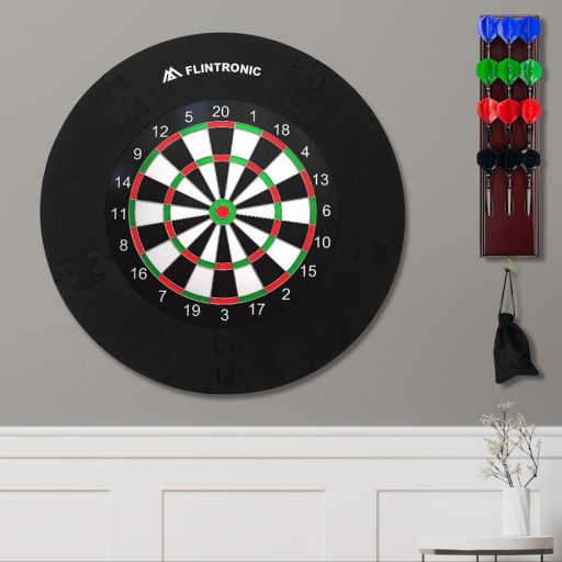 Inel de protecție Flintronic pentru tablă de darts de 45 cm, diametru total 72 cm
