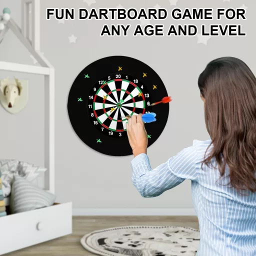 Flintronic Dartboard Védőgyűrű 45cm-es Darts Táblához, 72cm Teljes Átmérő