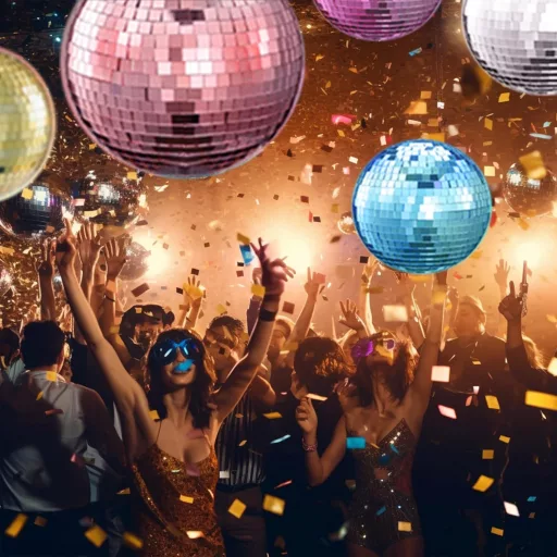 Mirror Disco Ball 20 cm Halvány Rózsaszín Tükörgömb Partikra, DJ Eseményekre és Klubokba