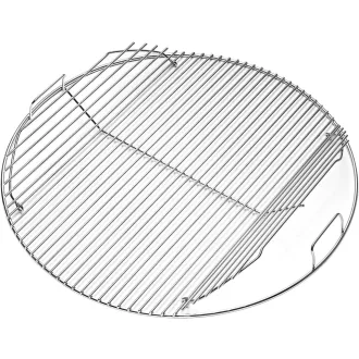   MGiessca 54,6 cm kerek grillrács Weber 57 cm széngrillhez, összecsukható grillrácscsere