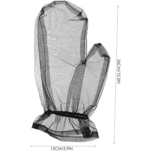 Mănuși de plasă anti-țânțari pentru pescuit și camping - Protecție împotriva insectelor