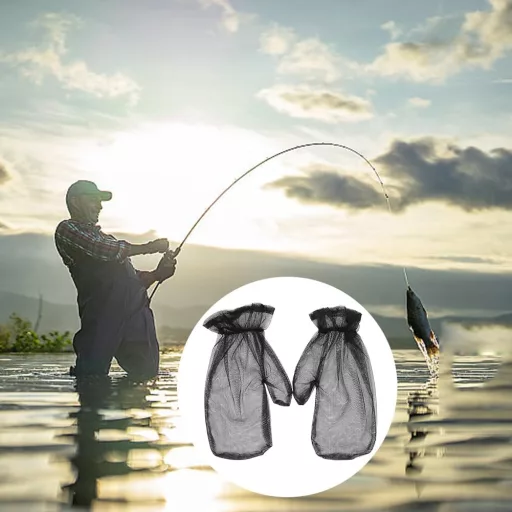 Mănuși de plasă anti-țânțari pentru pescuit și camping - Protecție împotriva insectelor