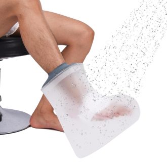   COMFYTHERA Vízálló Gipsz Védőhuzat Zuhanyozáshoz Lábra Sérülésre Újrahasználható