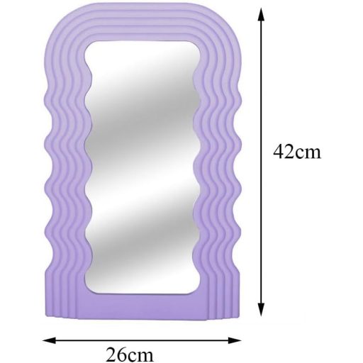 Hosoncovy Lila Szabálytalan Keretű Fali Tükör Fürdőszoba Hálószoba Nappali