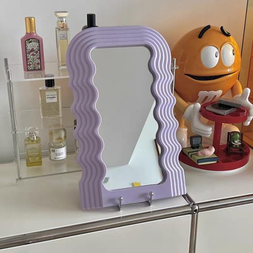 Hosoncovy Lila Szabálytalan Keretű Fali Tükör Fürdőszoba Hálószoba Nappali