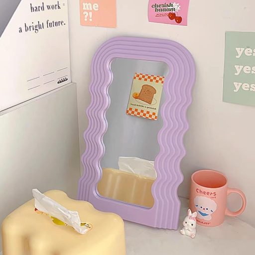 Hosoncovy Lila Szabálytalan Keretű Fali Tükör Fürdőszoba Hálószoba Nappali