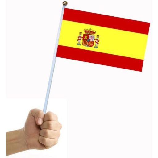 HPMAISON 50 db Spanyol Zászló Kézi Legyező 21x14 cm Esküvő Ünnepség Dekoráció