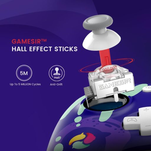 Káblový Xbox ovládač GameSir G7 SE s Hall efekt joystickmi pre Windows 10/11