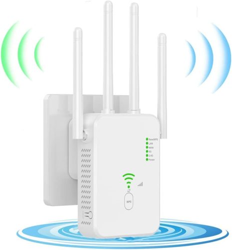 TP-Link 1200Mbps Dual Band WiFi Jelerősítő 4 Antennával és 2 LAN Porttal