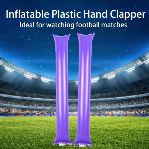 BNOYONERAS Bastoane Gonflabile Zgomotoase Violet, Set de 20 de Bastoane pentru Suporteri, pentru Fotbal, Baschet, Petreceri, Zile de Naștere