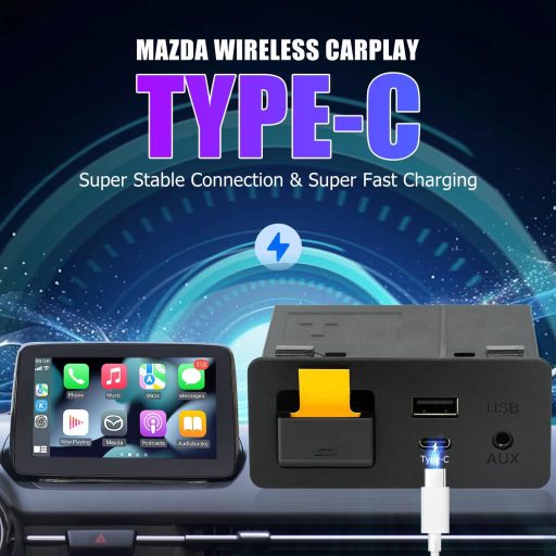 HMYC Mazda TYPE-C Wireless CarPlay Adapter MZD CONNECT 2014-2020