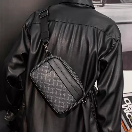 Hjkiopc Férfi Messenger Táska Vintage Crossbody Vízálló Üzleti Válltáska Utazáshoz