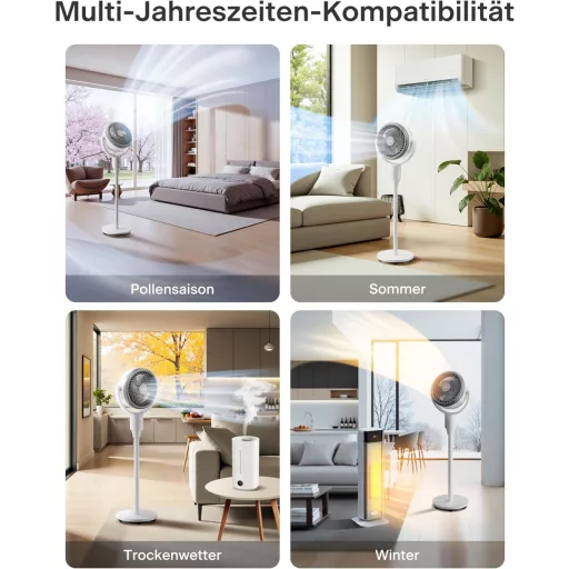 Pelonis 2-u-1 podni ventilator s daljinskim upravljačem, 110 cm, 3 brzine, 1500 m³/h