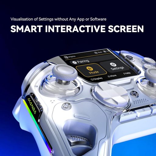 FIEHDUW ManbaOne bežični kontroler za igranje Hall Effect 1800mAh PC/Switch/iOS/Android