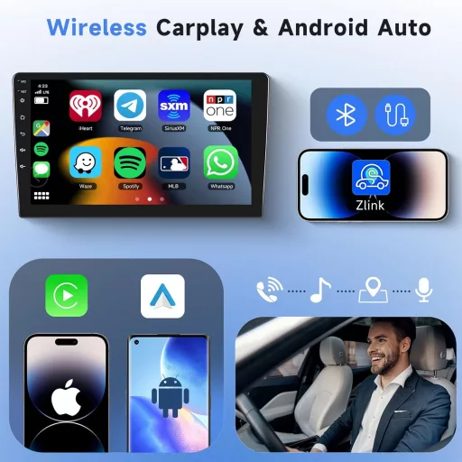 Podofo 10.1" Carplay Autórádió Citroen Nemo/Peugeot Bipper/Fiat Fiorino 2008-2017