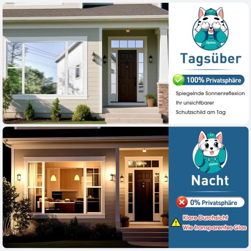 Lifetree Tükör Ablakfólia 90x200cm Hővisszaverő Öntapadós Napvédelem Fekete-Ezüst