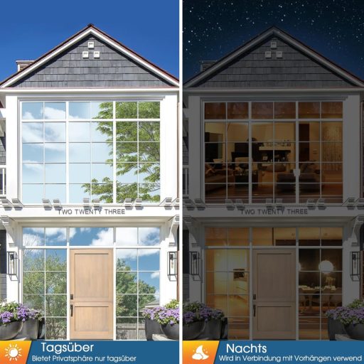 Lifetree Tükör Ablakfólia 75x200cm Ezüst - UV Védelem és Hővisszaverődés