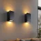 Lămpi de perete exterior da LIGHT, 2 buc. cu soclu GU10, impermeabile, iluminare sus-jos