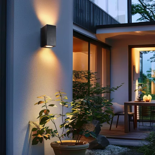 Lămpi de perete exterior da LIGHT, 2 buc. cu soclu GU10, impermeabile, iluminare sus-jos
