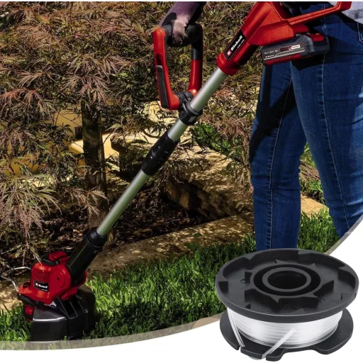 Yweller 6 bucăți rezerve fir pentru bobină, pentru motocoase Einhell, grosime 1,6 mm, lungime 5 m, pentru modelele GE-CT 18/28 Li, GE-CT 18/260 Li, GE-CT 18/28 Li TC