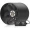 Ventilator de conductă Hon&Guan 200 mm, 1060 m³/h, ventilator de tubulatură reglabil cu ștecher UE