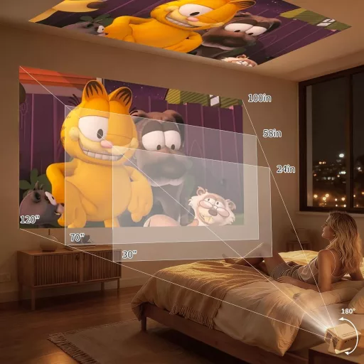 YOTON Y3 1080P Full HD hordozható mini projektor okostelefonhoz és tablethez