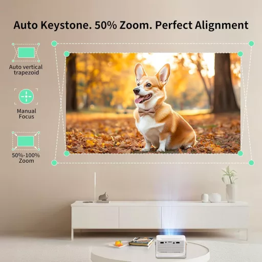 YOTON Y3 1080P Full HD hordozható mini projektor okostelefonhoz és tablethez