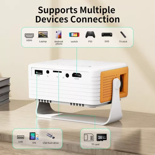 YOTON Y3 1080P Full HD hordozható mini projektor okostelefonhoz és tablethez