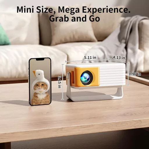 YOTON Y3 1080P Full HD hordozható mini projektor okostelefonhoz és tablethez