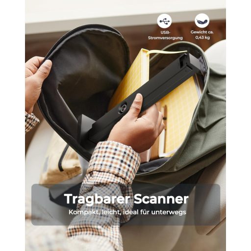 CZUR Lens Pro 12MP dokumentumszkenner OCR funkcióval, A4 szkenner Mac Windows