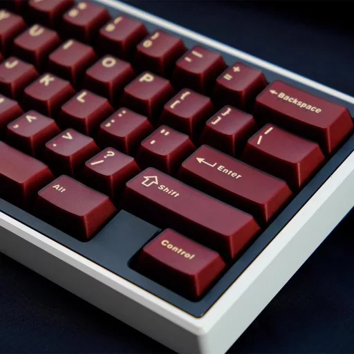 Sumgsn PBT Doubleshot 114 billentyű Cherry profil piros mechanikus billentyűzet szett