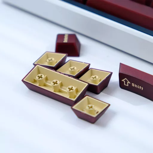 Sumgsn PBT Doubleshot 114 billentyű Cherry profil piros mechanikus billentyűzet szett