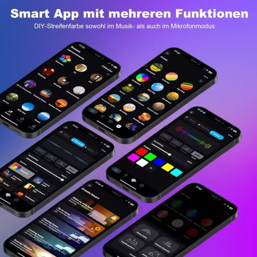 TENDIST 40m RGB LED Szalag Kültéri IP67 Vízálló, Alexa Kompatibilis, 24V LED Világítás Erkélyre, Teraszra, Ünnepekre, Távirányítóval (2x20m)